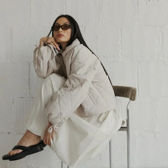 Mod Ref Cameron jacket in bone color. - Picture 2 of 8